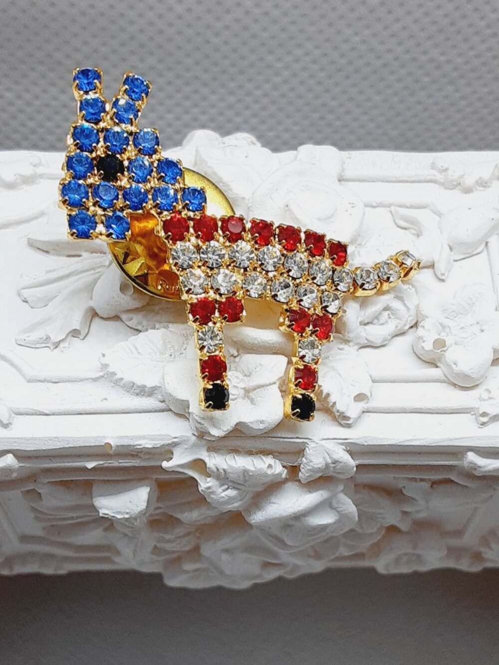 NEW patriotic donkey with articulated tail - Picture 3 of 8